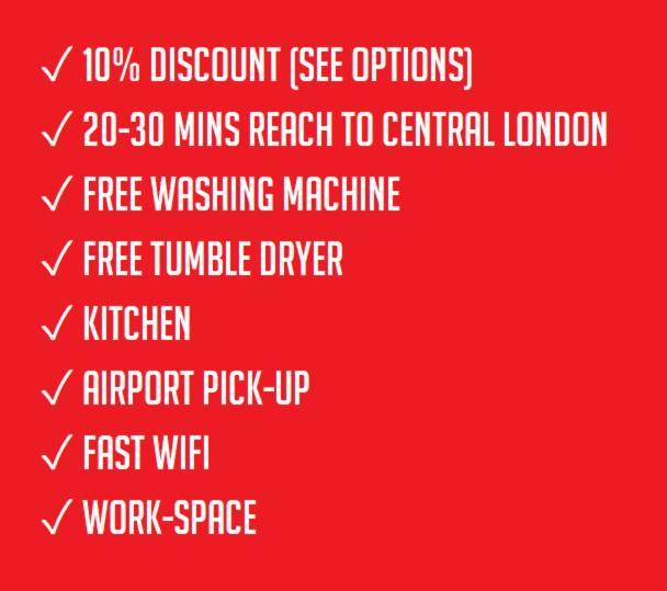 לונדון Elephant & Castle - Zone 2 - Private Rooms - Shared Bathroom מראה חיצוני תמונה