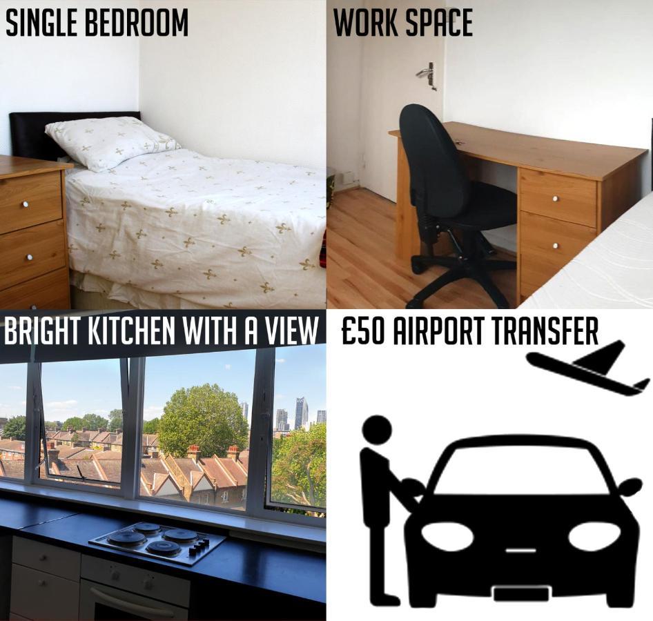 לונדון Elephant & Castle - Zone 2 - Private Rooms - Shared Bathroom מראה חיצוני תמונה